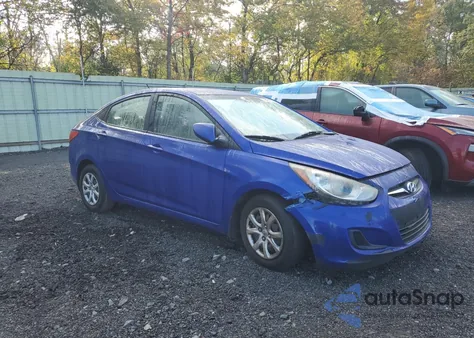 2012 Hyundai Accent Gls from USA, damaged, VIN KMHCT4AE5CU264829